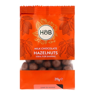 Holland & Barrett Milk Chocolate Hazelnuts 210g image 1