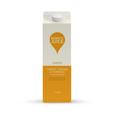 Benefit Carrot, Orange & Turmeric Juice + Multivitamins 1L