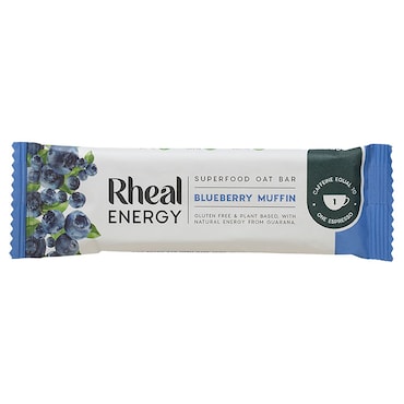 Rheal Superfoods Blueberry Muffin Energy Bar 50g image 1