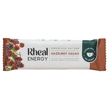Rheal Superfoods Hazelnut Cacao Energy Bar 50g image 1