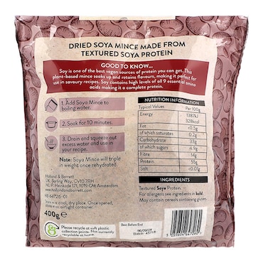 Holland & Barrett Soy Protein Mince 400g image 2