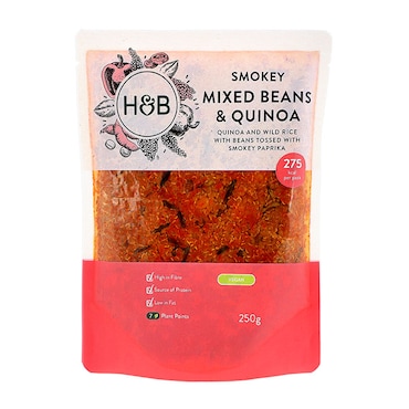 Holland & Barrett Smokey Mixed Beans & Quinoa 250g image 1