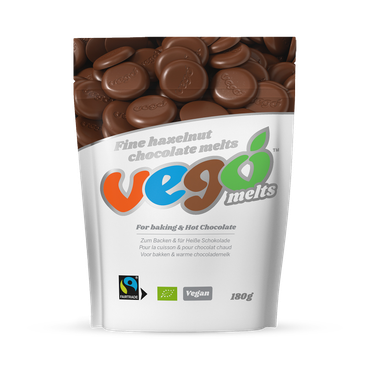 Vego Fine Hazelnut Gianduja Hot Chocolate Melts 180g
