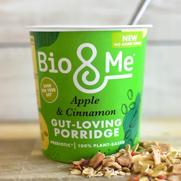 Bio & Me Apple & Cinnamon Gut-Loving Porridge Pot 58g image 2