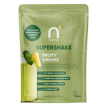 Naturya SuperShake Fruity Greens 275g image 1
