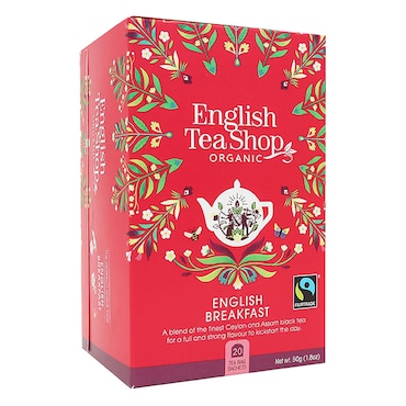English Tea Shop Organic English Breakfast 20 Tea Bags image 2