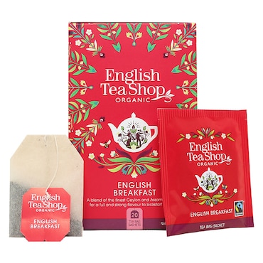 English Tea Shop Organic English Breakfast 20 Tea Bags image 3