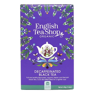 English Tea Shop Organic Decaffeinated Black Tea 20 Tea Bags image 1