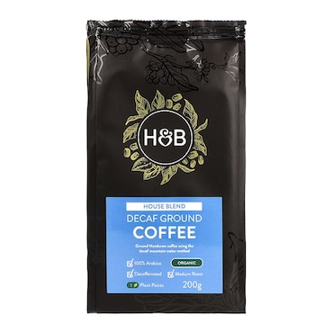 Holland & Barrett House Blend Ground Decaf Coffee 200g image 4