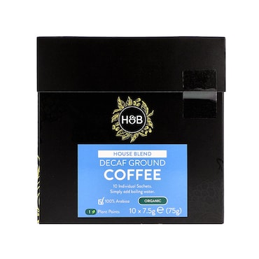 Holland & Barrett House Blend Decaf Coffee Bags 10 Sachets image 2