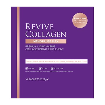 Revive Collagen Menopause Max Hydrolysed Marine Collagen 10,000mgs 14 Days Supply image 1