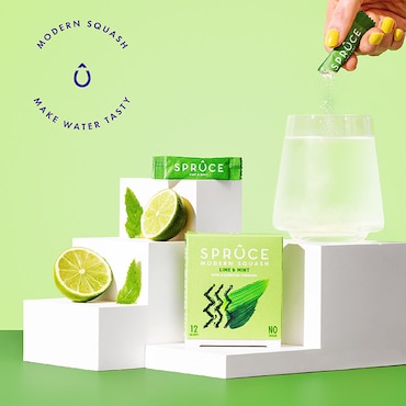 Spruce Lime & Mint Water Infusions (12 Sachets) image 4