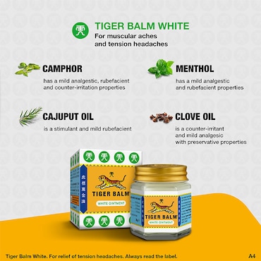 Tiger Balm White Ointment 30g image 2