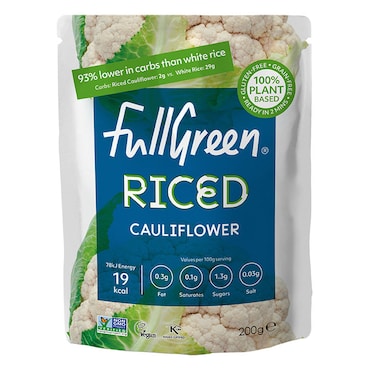 Full Green Riced Cauliflower 200g image 1