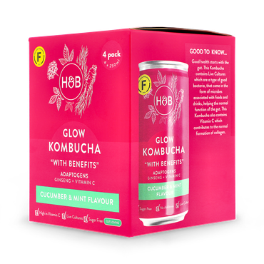 Holland & Barrett Glow Kombucha 4x 250ml