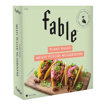Fable Plant Based Meaty Pulled Mushrooms 250g image 1