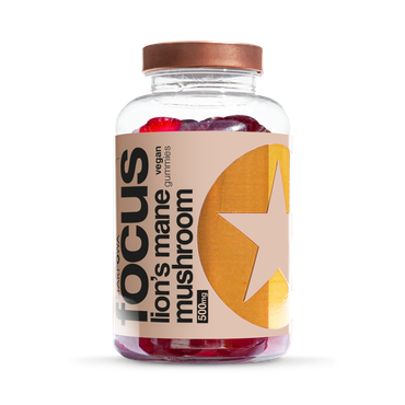 Starpowa Focus Lion's Mane Mushroom 500mg 60 Vegan Gummies