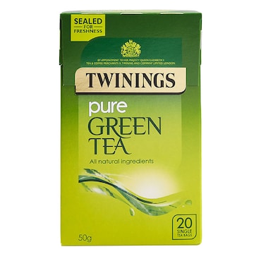 Twinings Decaf Pure Green Tea 20 Tea Bags image 1