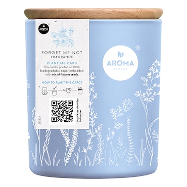 Aroma Garden Forget Me Not Candle 150g image 1