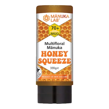 Manuka Lab Multifloral Manuka Honey Squeeze MGO 70 330g image 1