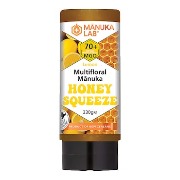 Manuka Lab Multifloral Manuka Honey Lemon Squeeze MGO 70 330g image 1