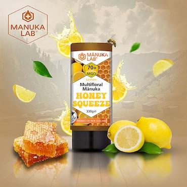 Manuka Lab Multifloral Manuka Honey Lemon Squeeze MGO 70 330g image 2