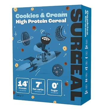 Surreal High Protein Cereal Cookies & Cream 240g image 1