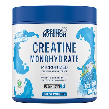 Applied Nutrition Creatine Monohydrate Icy Blue Raz 250g image 1