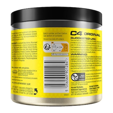 Cellucor C4 Original Pre Workout Reorg Series Pineapple Head 198g image 2