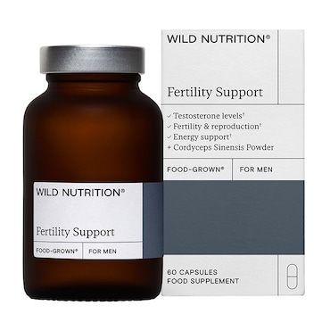 Wild Nutrition Food Grown Fertility Support for Men 60 Capsules image 1