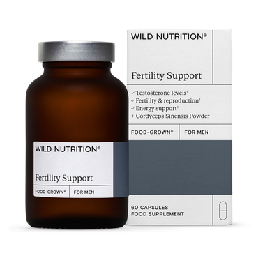 Wild Nutrition Food Grown Fertility Support for Men 60 Capsules