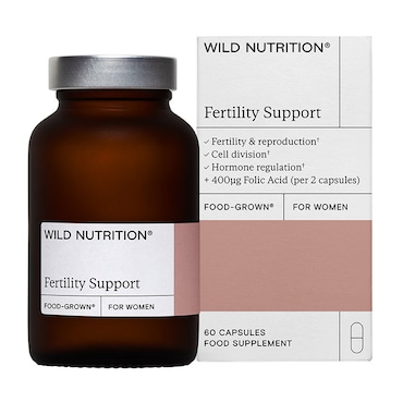 Wild Nutrition Food Grown Fertility Support for Women 60 Capsules image 1