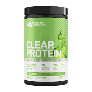 Optimum Nutrition Clear Plant Protein Isolate Lime Sorbet 280g image 1