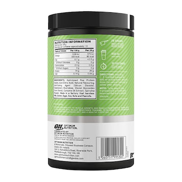 Optimum Nutrition Clear Plant Protein Isolate Lime Sorbet 280g image 2