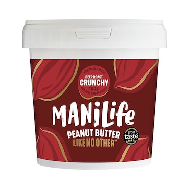 Manilife Deep Roast Crunchy Peanut Butter 1kg Tub