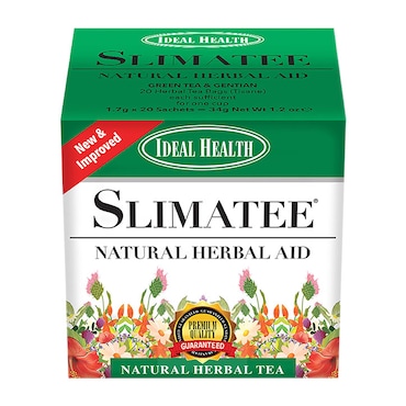 Ideal Health Slimatee Green Tea & Gentian 10 Tea Bags image 1