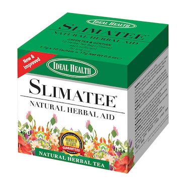 Ideal Health Slimatee Green Tea & Gentian 10 Tea Bags image 2