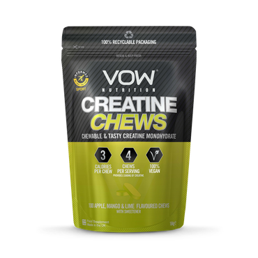 Vow Nutrition Creatine Chews Apple, Mango & Lime 100 Chews