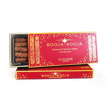 Booja Booja Dark Chocolate Truffle Loglets (Dried Fruit, Hazelnuts and Stem Ginger) 115g image 2