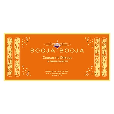 Booja Booja Dark Chocolate Truffle Loglets (Dried Mandarin Pieces) 115g image 1