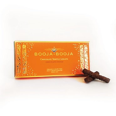 Booja Booja Dark Chocolate Truffle Loglets (Dried Mandarin Pieces) 115g image 2