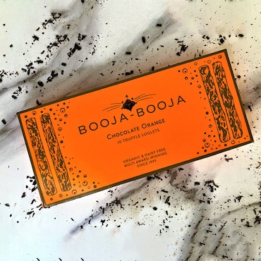 Booja Booja Dark Chocolate Truffle Loglets (Dried Mandarin Pieces) 115g image 4