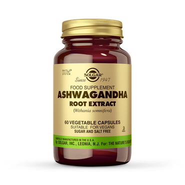 Solgar Ashwagandha Root Extract Vegetable 60 Capsules