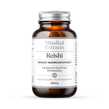 Mindful Extracts Organic Reishi Mushroom 60 Vegan Capsules