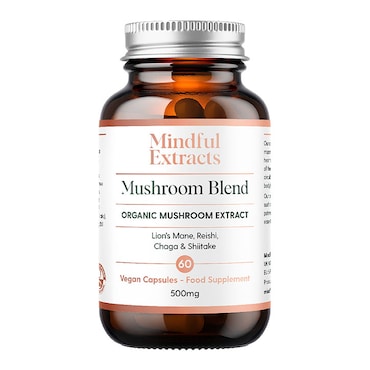 Mindful Extracts Organic Mushroom Blend 60 Vegan Capsules image 1