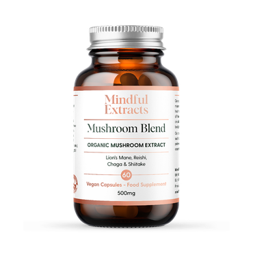 Mindful Extracts Organic Mushroom Blend 60 Vegan Capsules