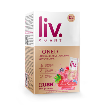 Review of USN Liv.Smart Toned Lifestyle & Fat Metabolising Support Mixed Berries Sachets 20 x 5g