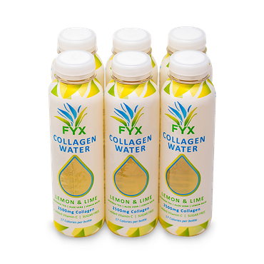 FYX Collagen Water Lemon & Lime 6x 400ml