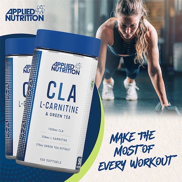 Applied Nutrition CLA L-Carnitine & Green Tea 100 Capsules image 3