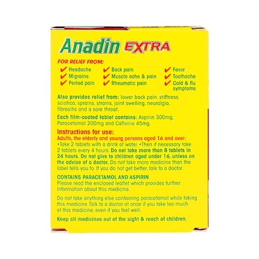 Anadin Extra 16 Caplets image 2